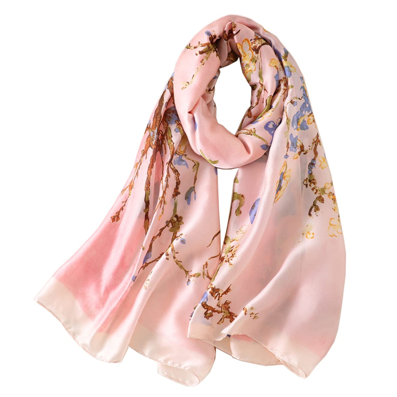 Silk Scarf Mulberry Silk Fashion Scarves Long Lightweight Shawl Wrap …