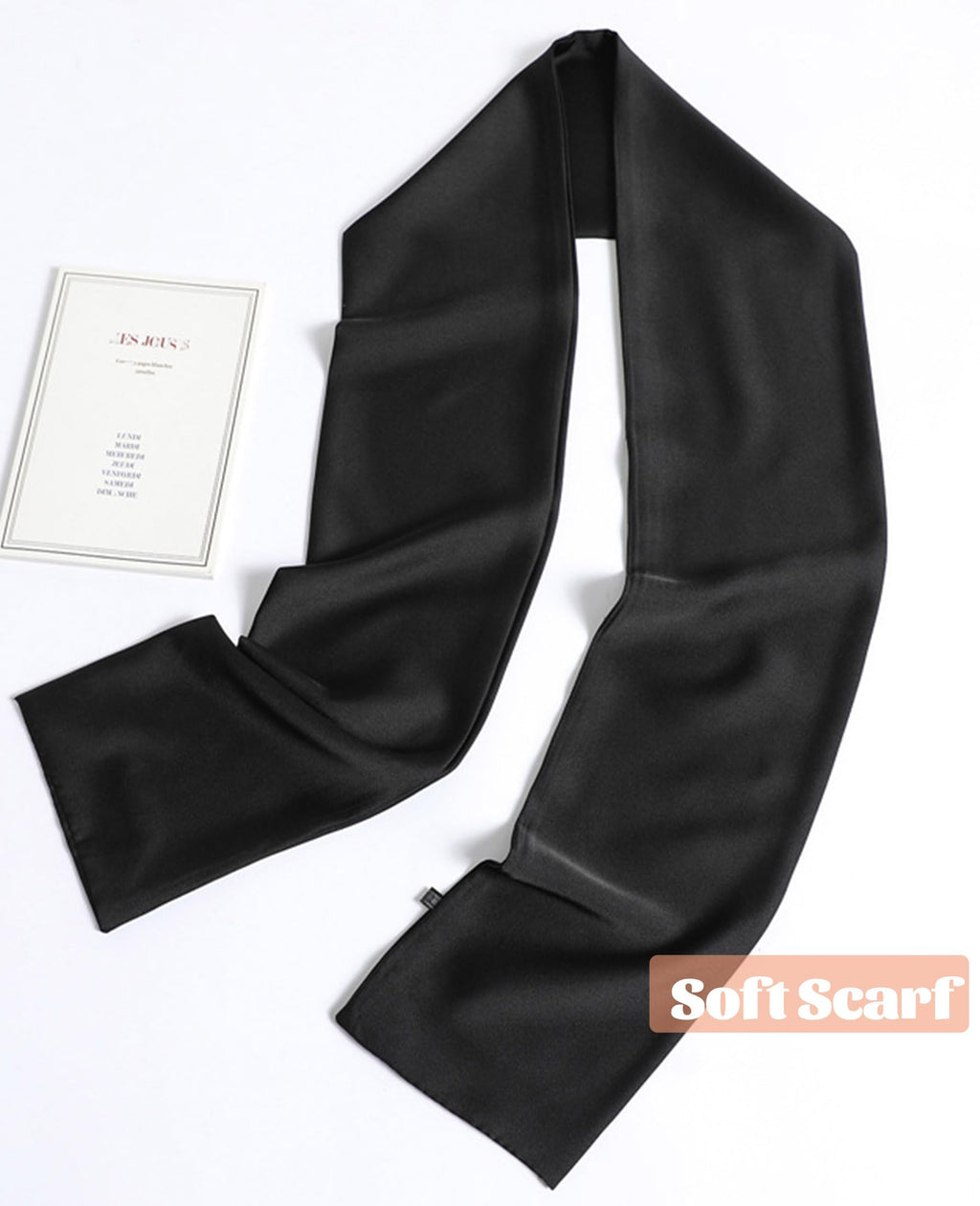 kcctoo 59” Long Silk Like Head Scarf Women's Fashion Square Neck Satin Scarfs for Bag Hair Scarves Gift 59 * 5.9”