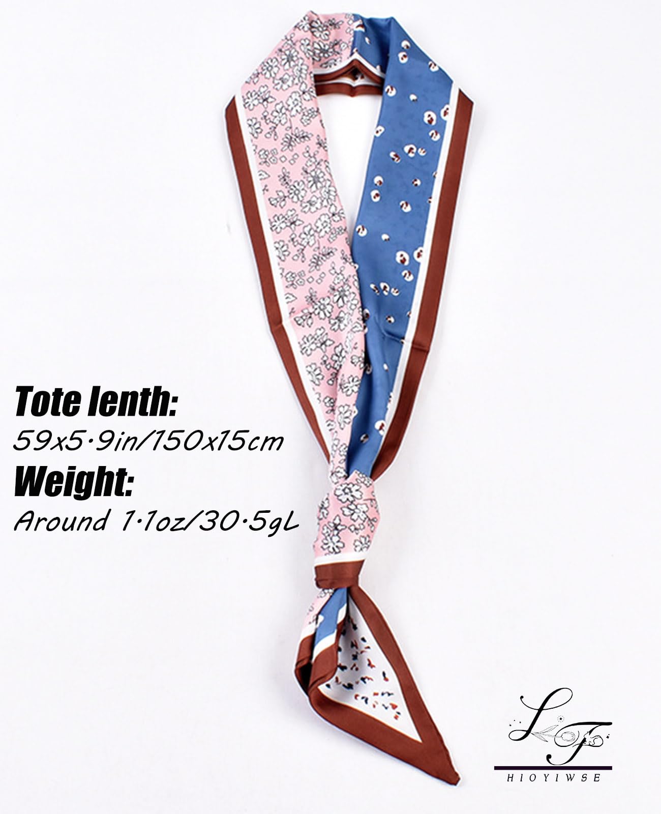 Head Scarf Hair Neck Scarves For Women Purse Bag Scarfs For Handbags Silky Long Thin Satin Headscarf Fashion