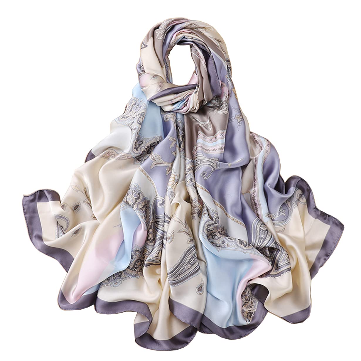Silk Scarf Mulberry Silk Fashion Scarves Long Lightweight Shawl Wrap …