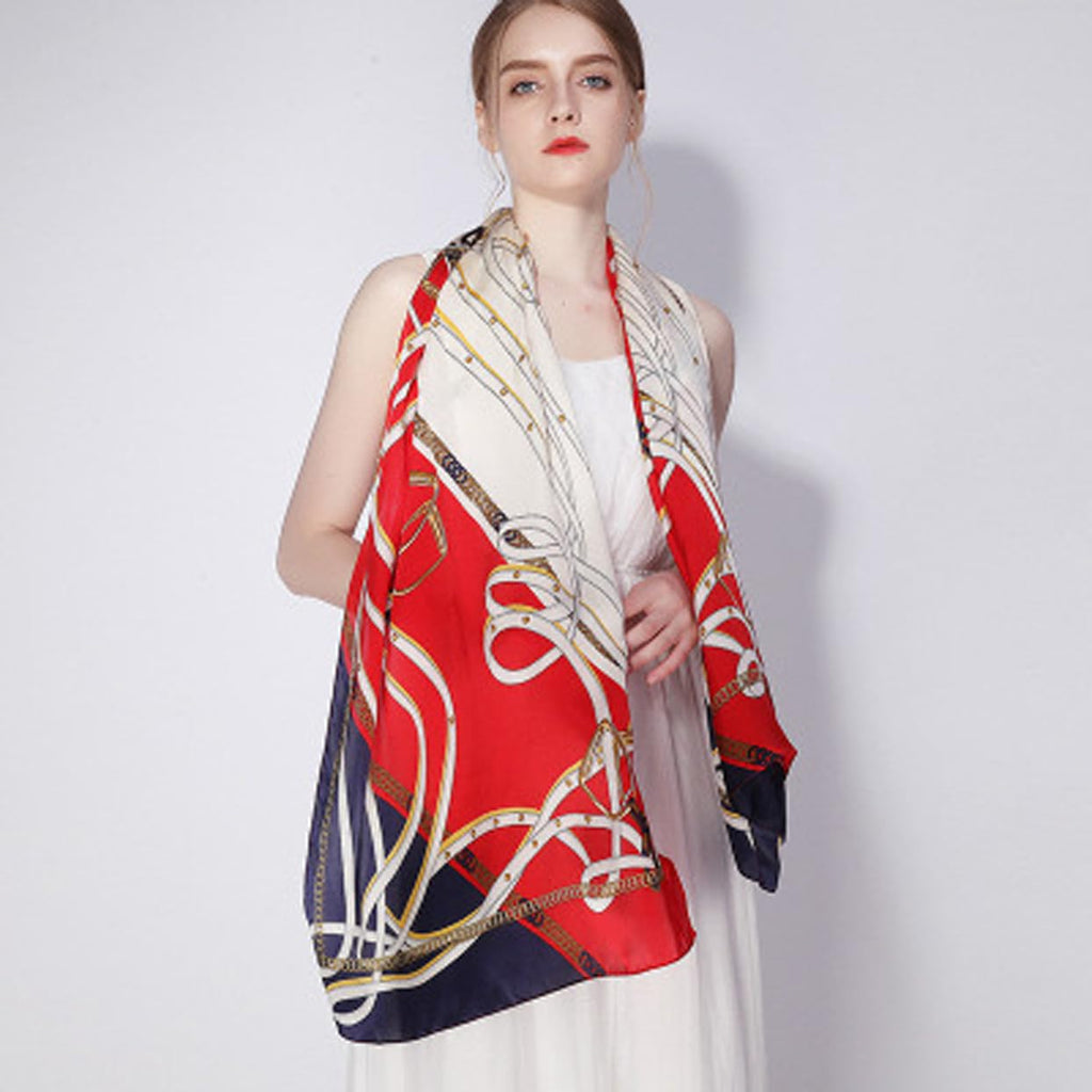 Silk Scarf Mulberry Silk Fashion Scarves Long Lightweight Shawl Wrap …