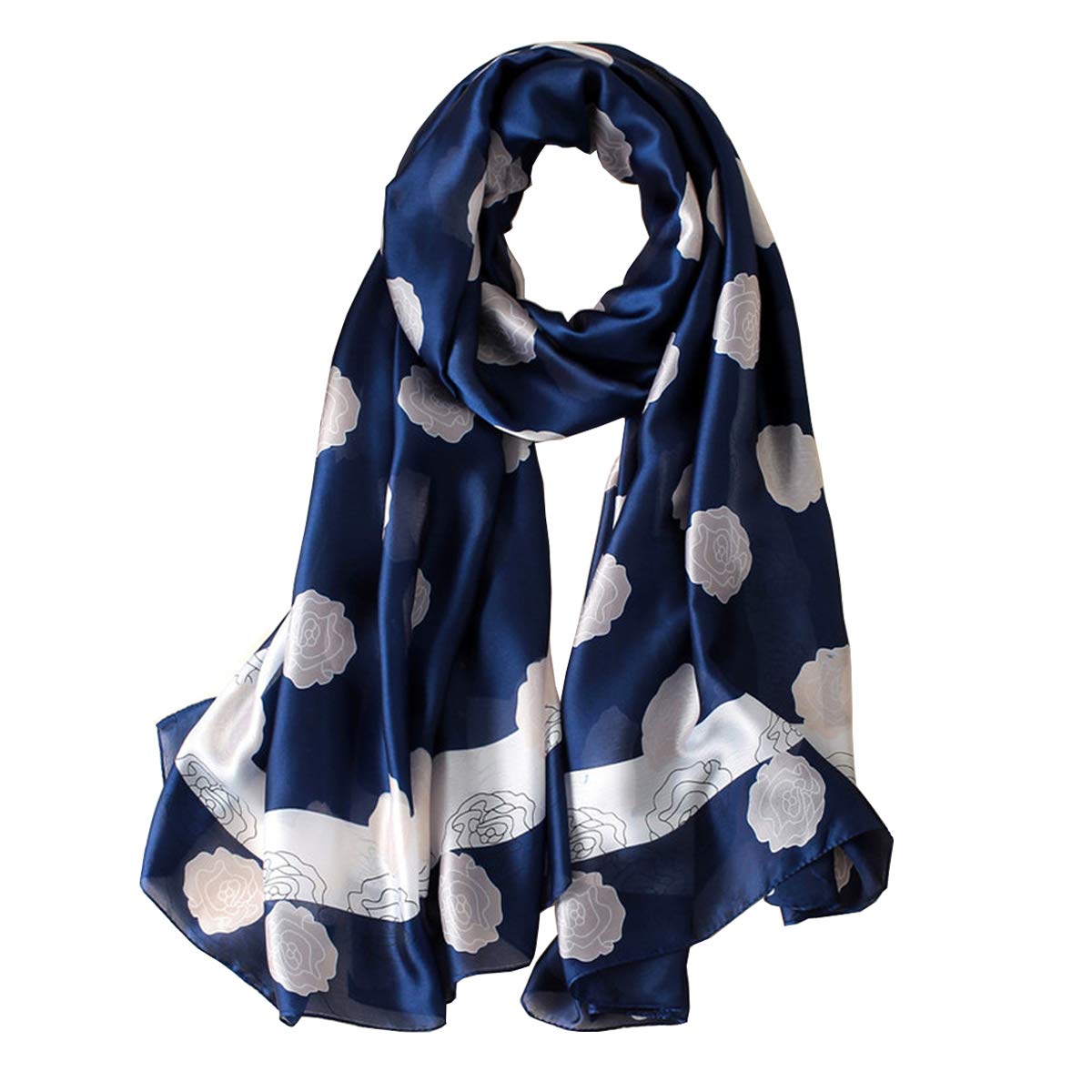 Silk Scarf Mulberry Silk Fashion Scarves Long Lightweight Shawl Wrap …