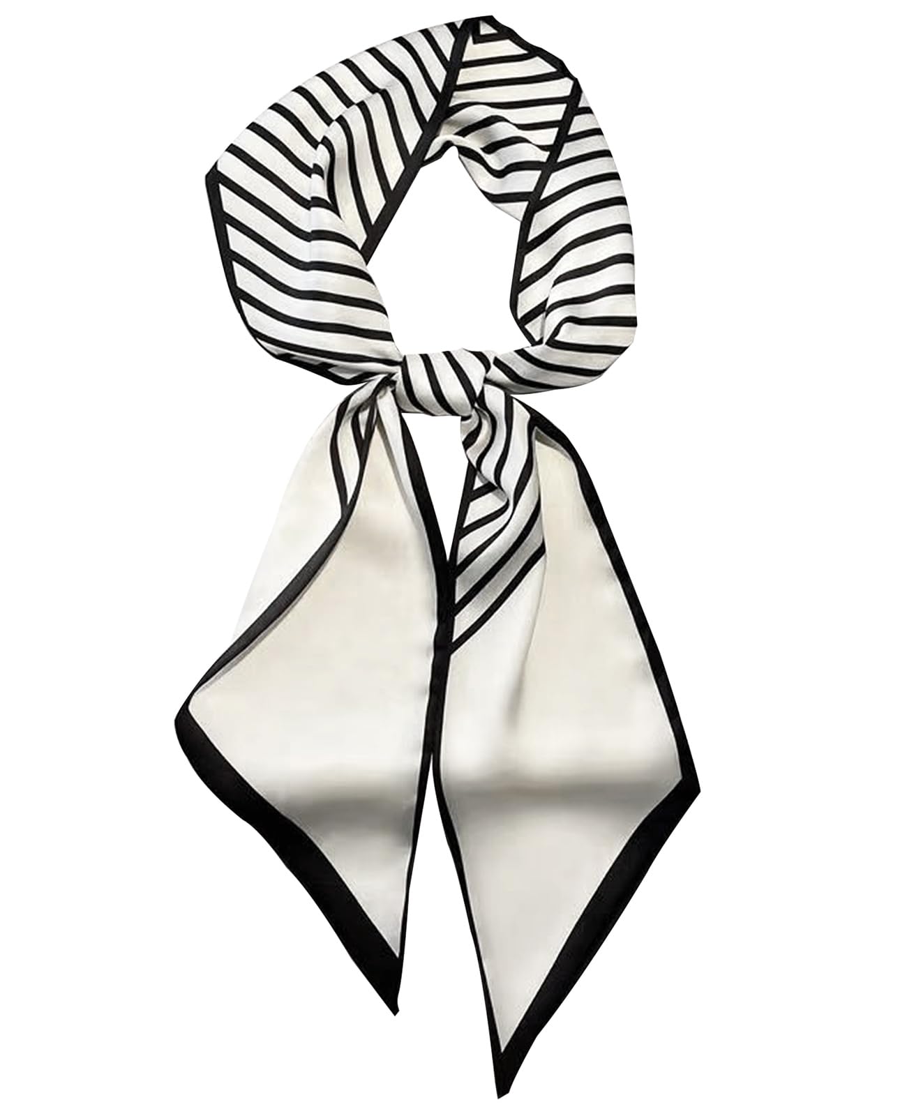Head Scarf Hair Neck Scarves For Women Purse Bag Scarfs For Handbags Silky Long Thin Satin Headscarf Fashion