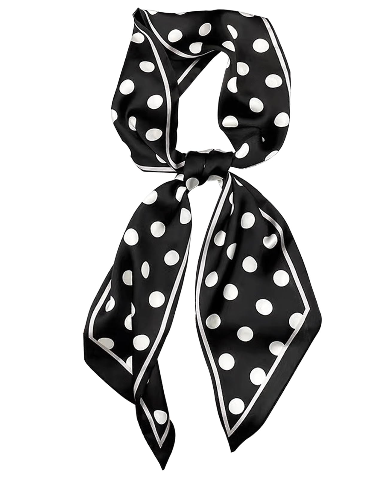 Head Scarf Hair Neck Scarves For Women Purse Bag Scarfs For Handbags Silky Long Thin Satin Headscarf Fashion