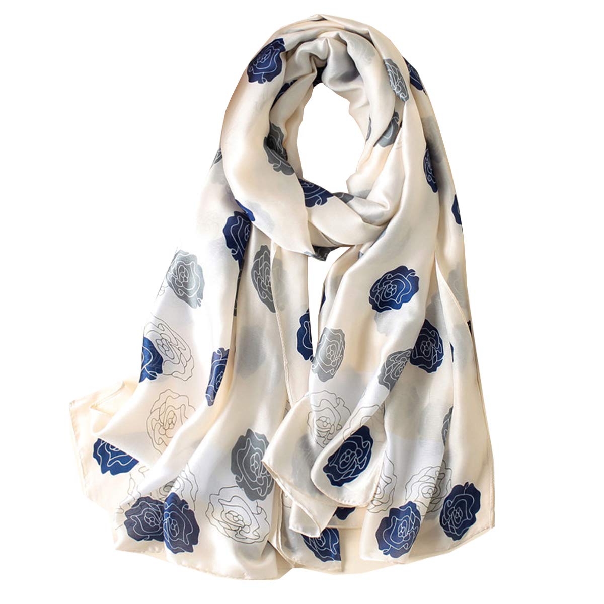 Silk Scarf Mulberry Silk Fashion Scarves Long Lightweight Shawl Wrap …
