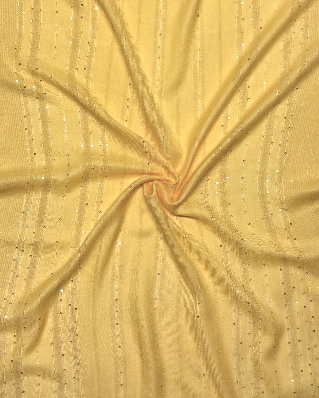 Humble Hilo Handmade Shimmer Thread Scarf or Shawl Large Lightweight Neckscarf Wrap for Women with Metallic Embroidery