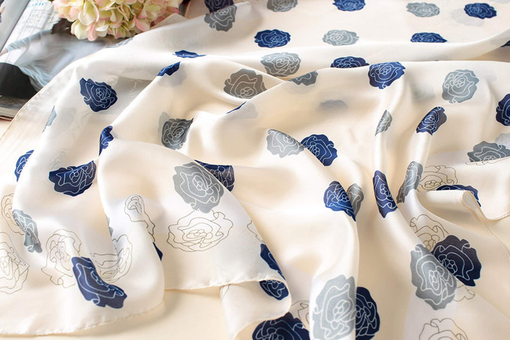 Silk Scarf Mulberry Silk Fashion Scarves Long Lightweight Shawl Wrap …