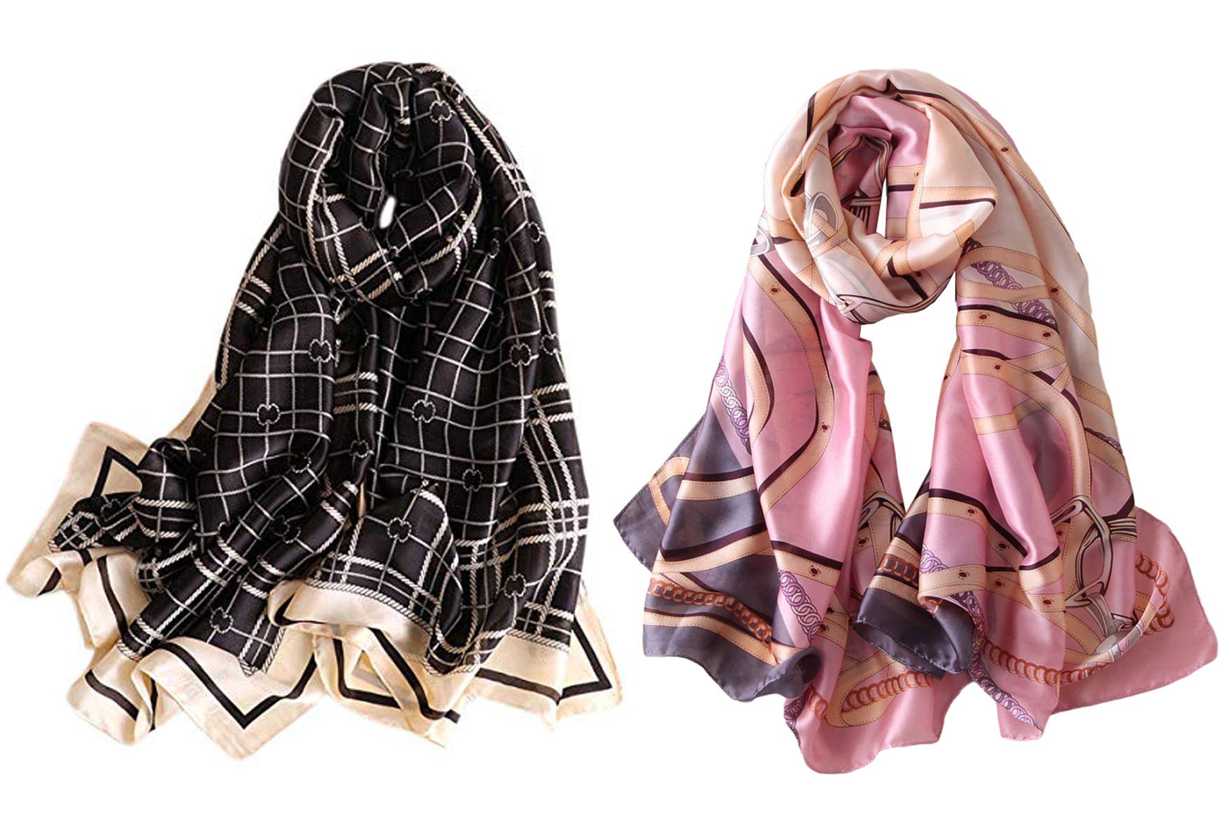Silk Scarf Mulberry Silk Fashion Scarves Long Lightweight Shawl Wrap …