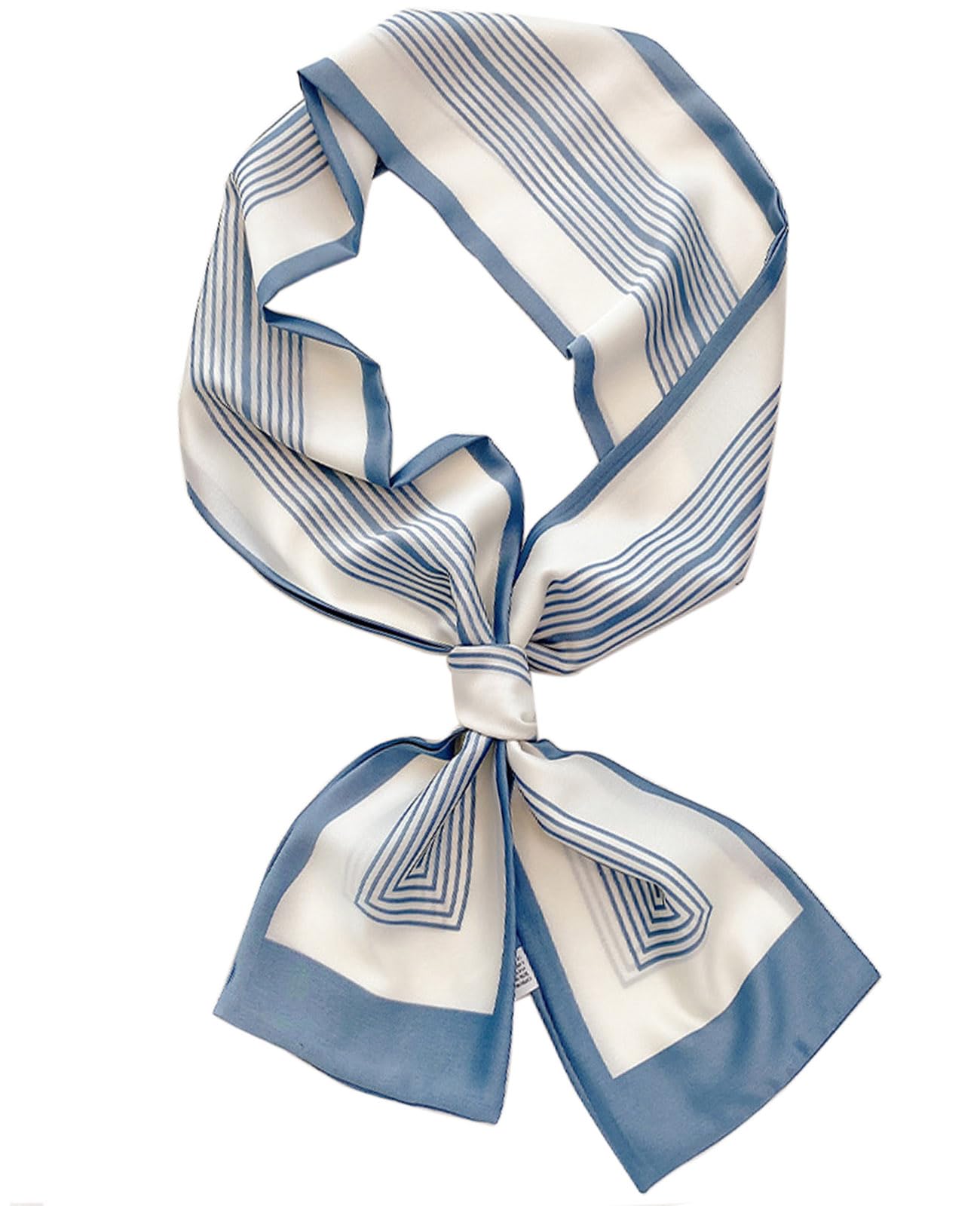 kcctoo 59” Long Silk Like Head Scarf Women's Fashion Square Neck Satin Scarfs for Bag Hair Scarves Gift 59 * 5.9”