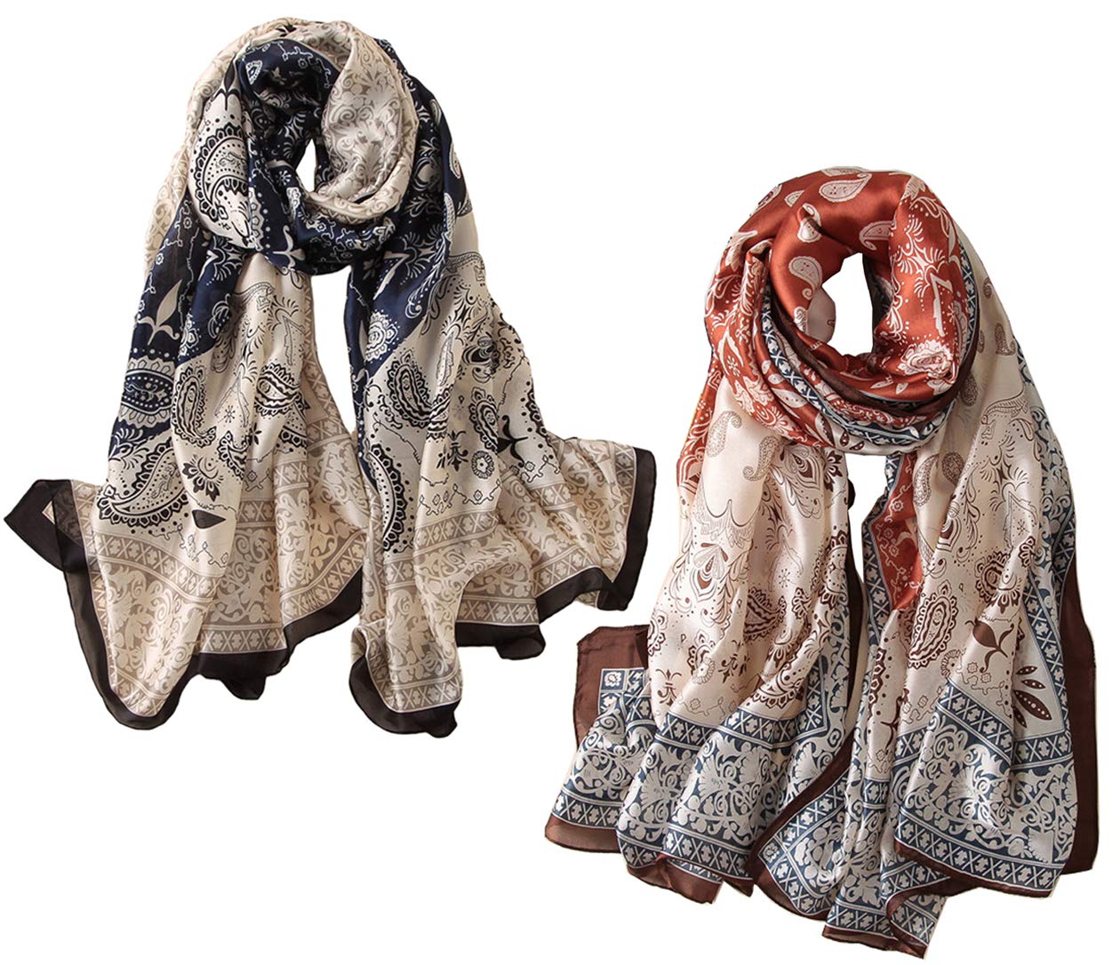 Silk Scarf Mulberry Silk Fashion Scarves Long Lightweight Shawl Wrap …