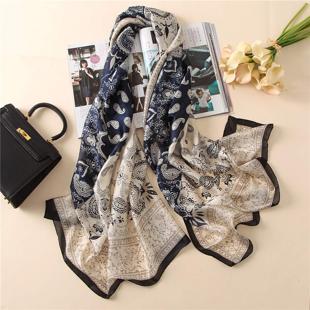 Silk Scarf Mulberry Silk Fashion Scarves Long Lightweight Shawl Wrap …