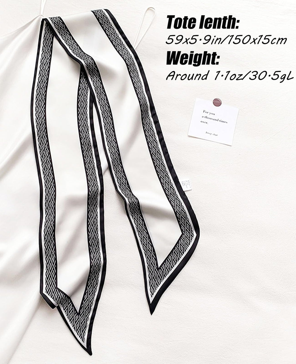 Head Scarf Hair Neck Scarves For Women Purse Bag Scarfs For Handbags Silky Long Thin Satin Headscarf Fashion