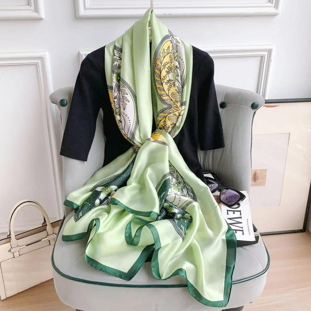 Silk Scarf Mulberry Silk Fashion Scarves Long Lightweight Shawl Wrap …