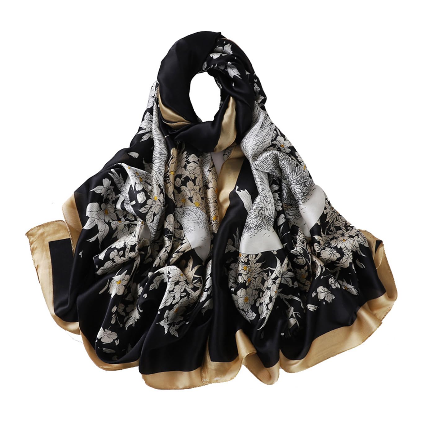 Silk Scarf Mulberry Silk Fashion Scarves Long Lightweight Shawl Wrap …