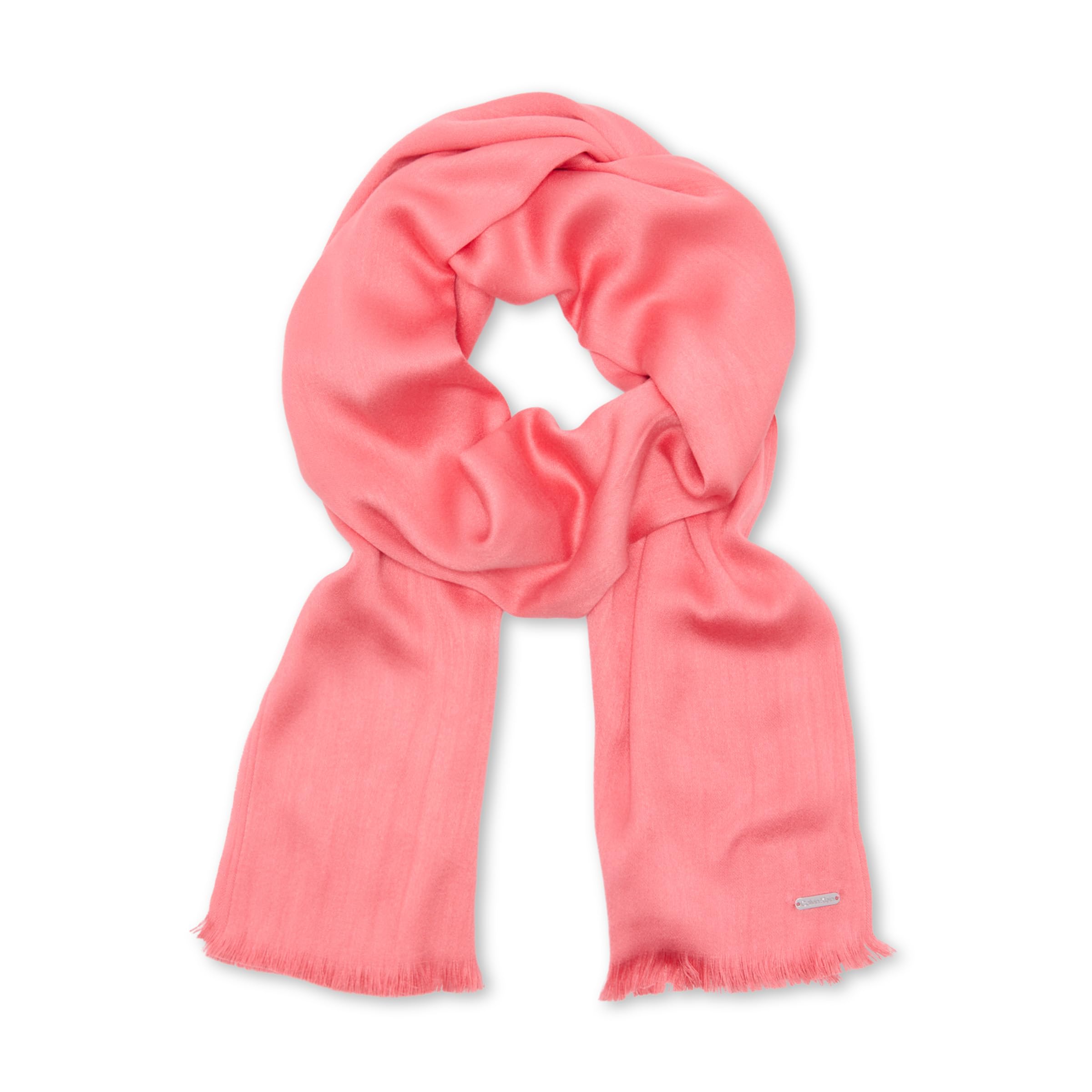 Calvin Klein womens Solid Lightweight Pashmina