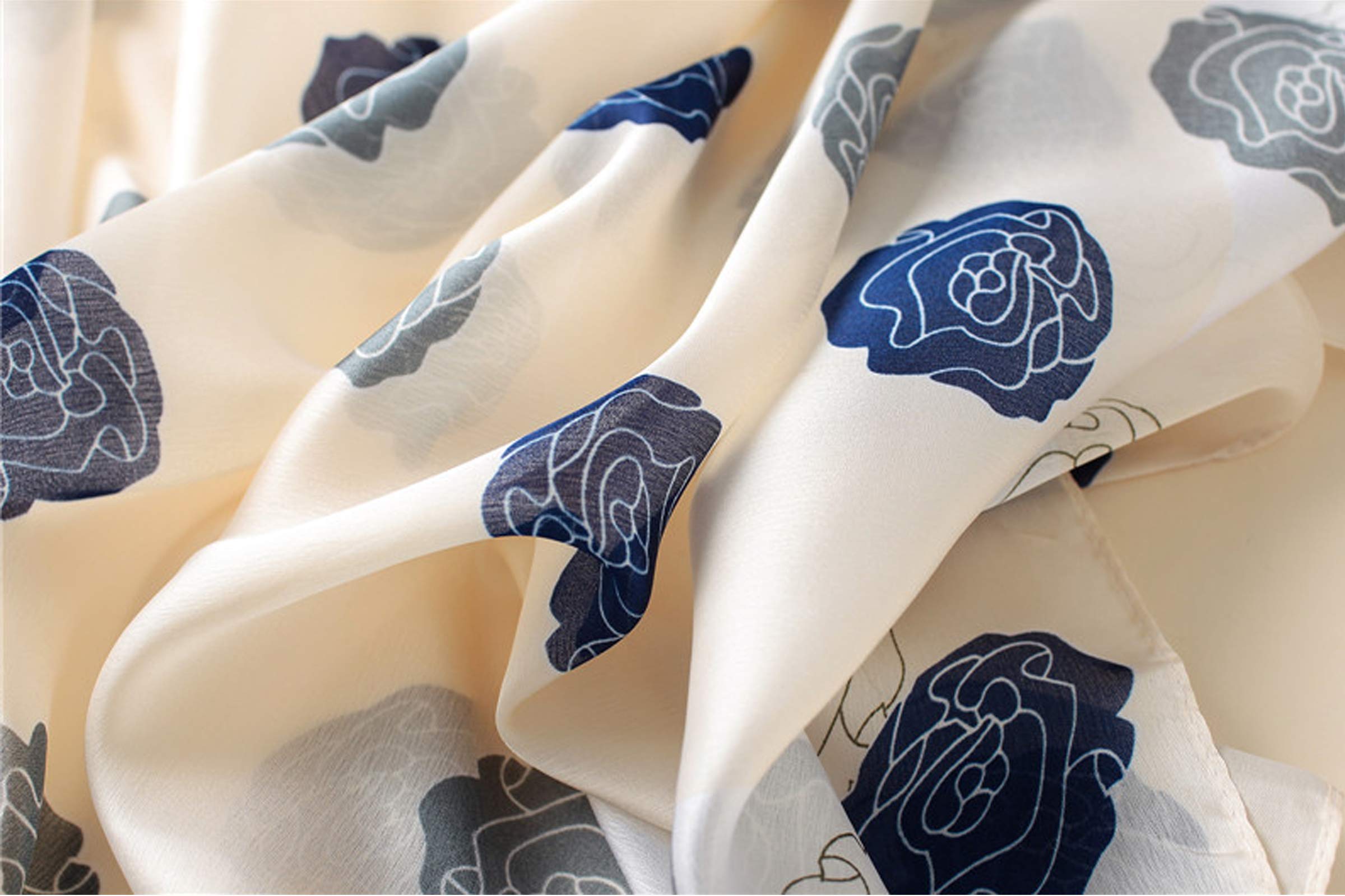 Silk Scarf Mulberry Silk Fashion Scarves Long Lightweight Shawl Wrap …