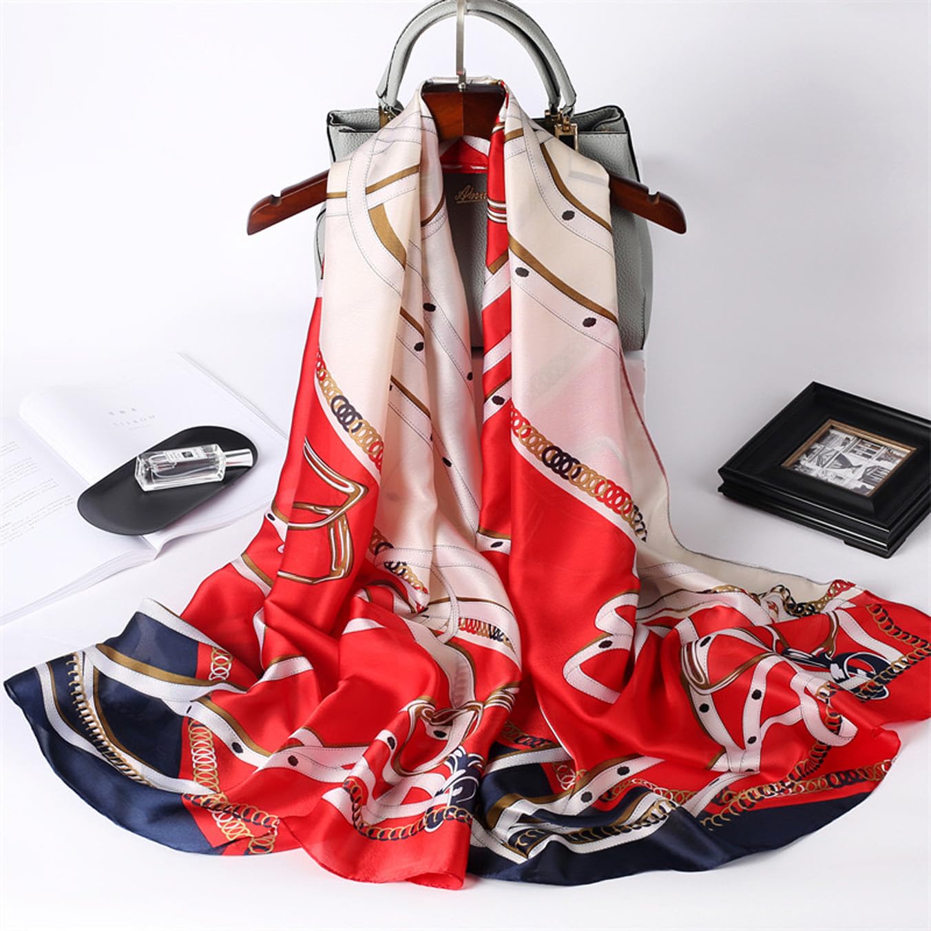 Silk Scarf Mulberry Silk Fashion Scarves Long Lightweight Shawl Wrap …