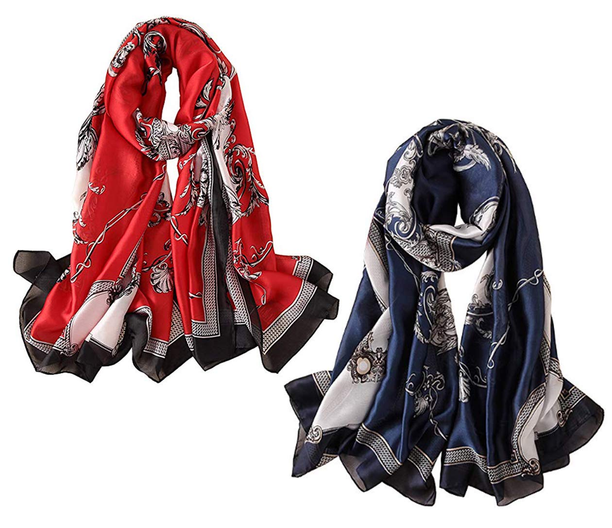 Silk Scarf Mulberry Silk Fashion Scarves Long Lightweight Shawl Wrap …