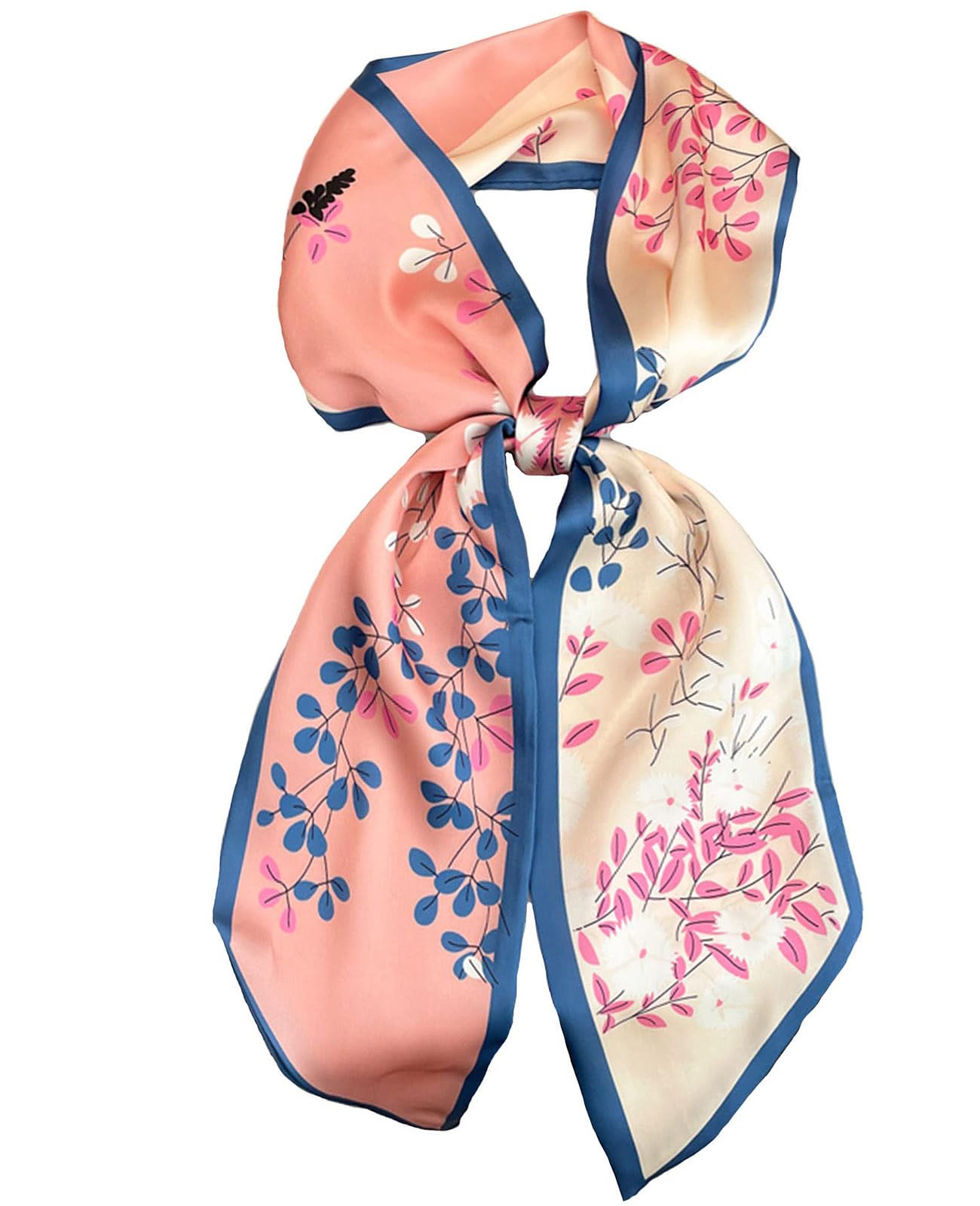 Head Scarf Hair Neck Scarves For Women Purse Bag Scarfs For Handbags Silky Long Thin Satin Headscarf Fashion
