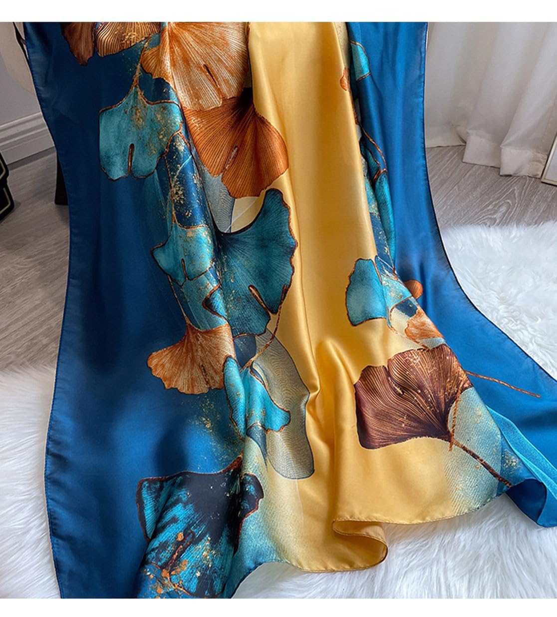 Silk Scarf Mulberry Silk Fashion Scarves Long Lightweight Shawl Wrap …