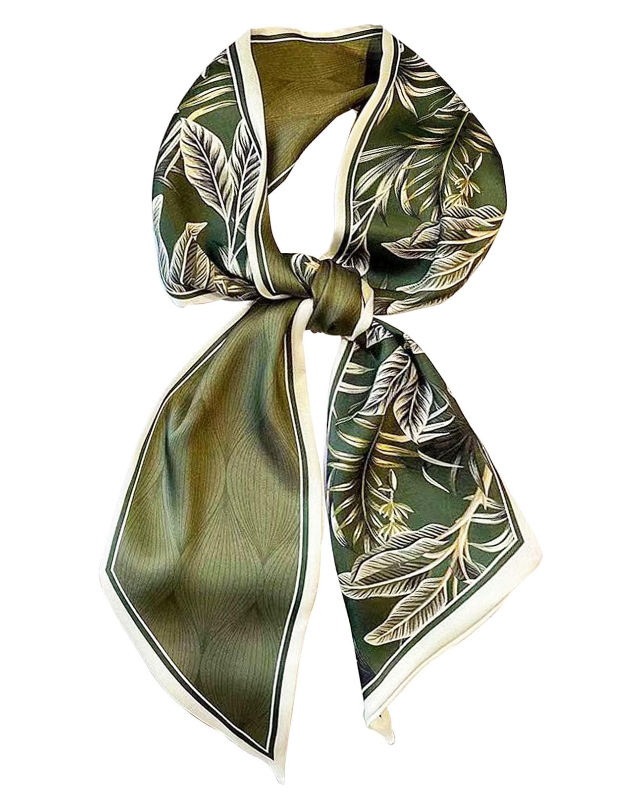 Head Scarf Hair Neck Scarves For Women Purse Bag Scarfs For Handbags Silky Long Thin Satin Headscarf Fashion