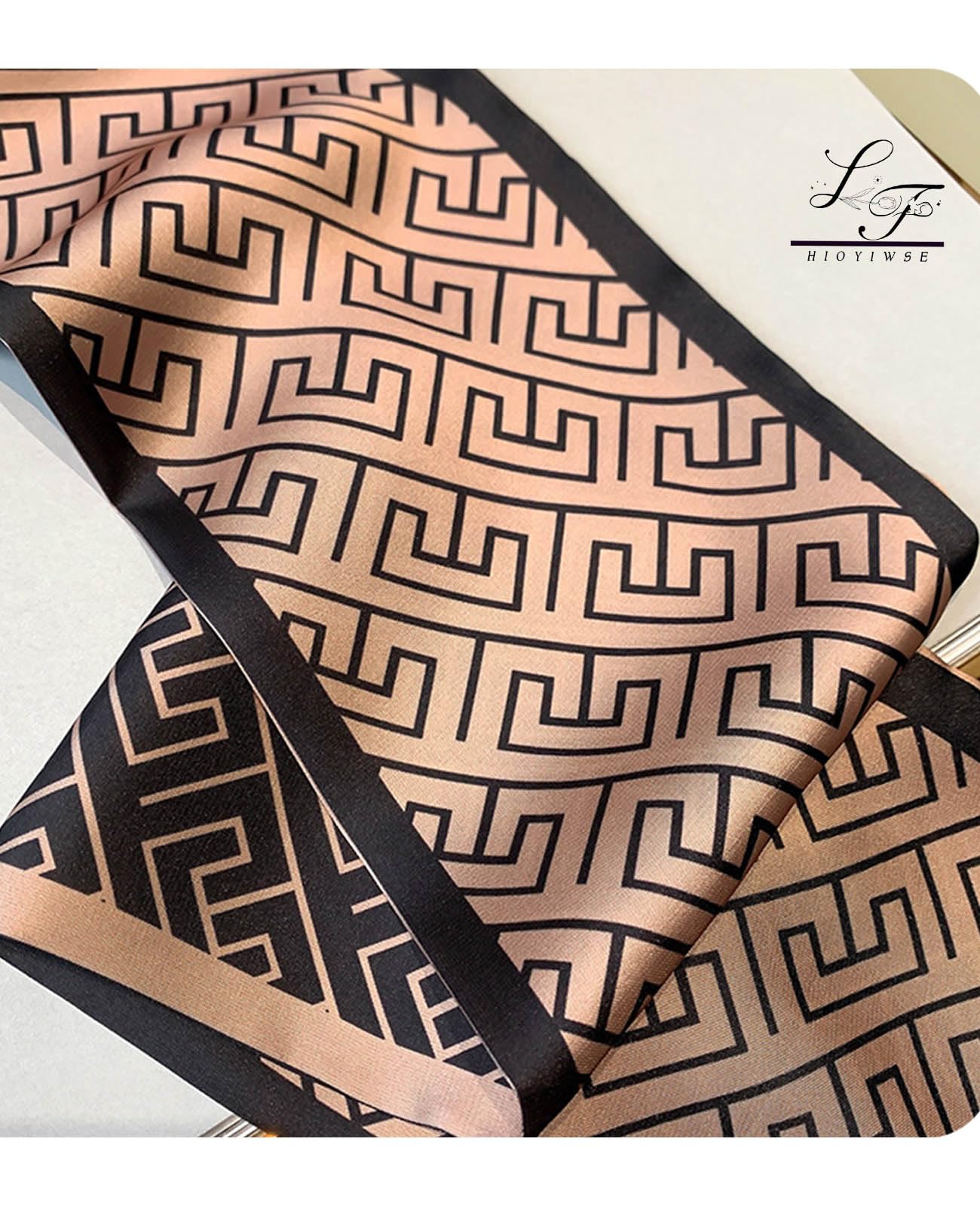 Head Scarf Hair Neck Scarves For Women Purse Bag Scarfs For Handbags Silky Long Thin Satin Headscarf Fashion