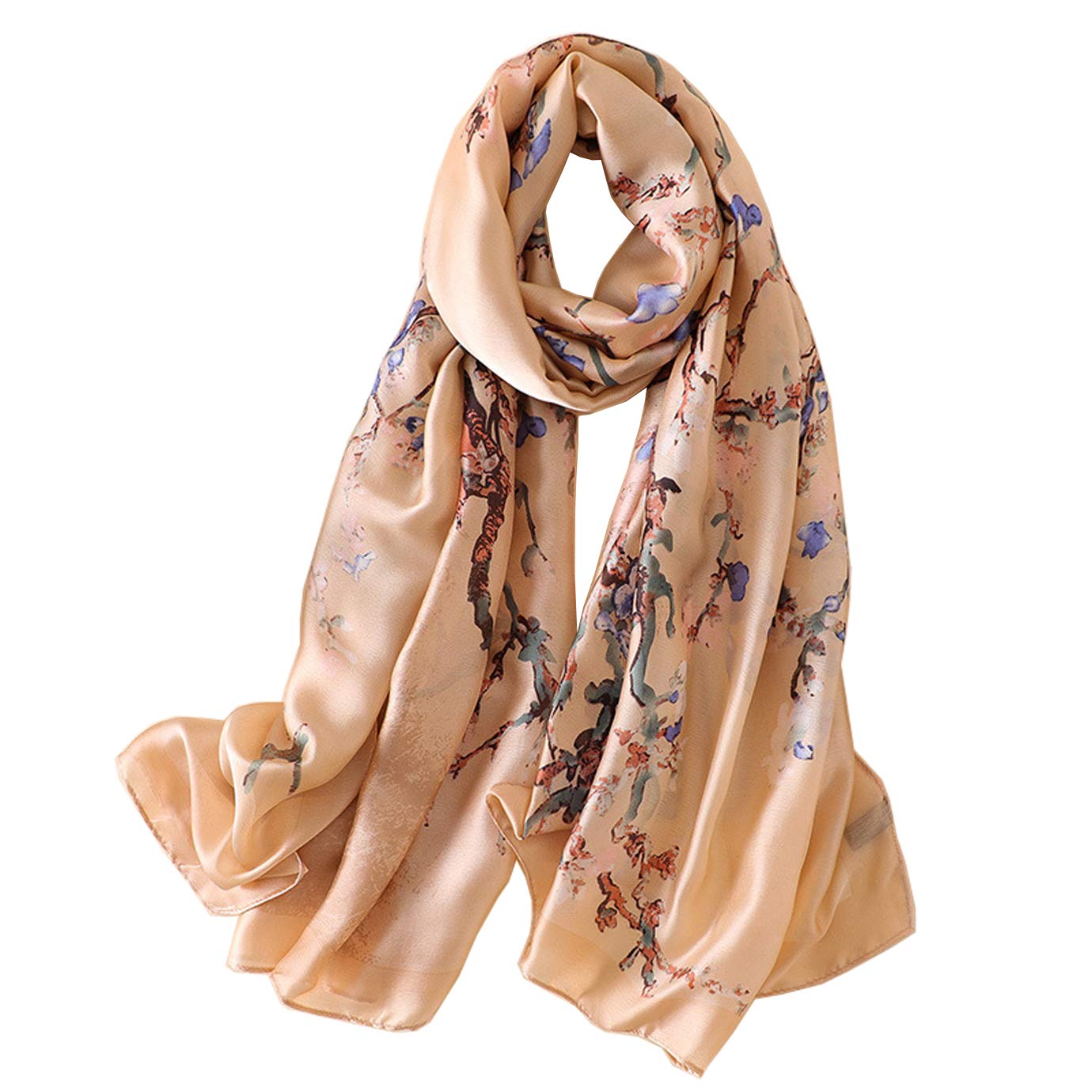 Silk Scarf Mulberry Silk Fashion Scarves Long Lightweight Shawl Wrap …