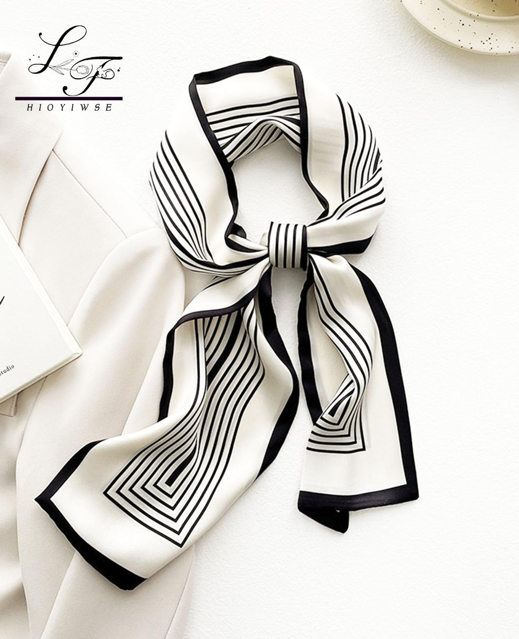 Head Scarf Hair Neck Scarves For Women Purse Bag Scarfs For Handbags Silky Long Thin Satin Headscarf Fashion