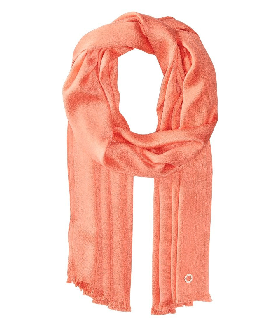Calvin Klein womens Solid Lightweight Pashmina