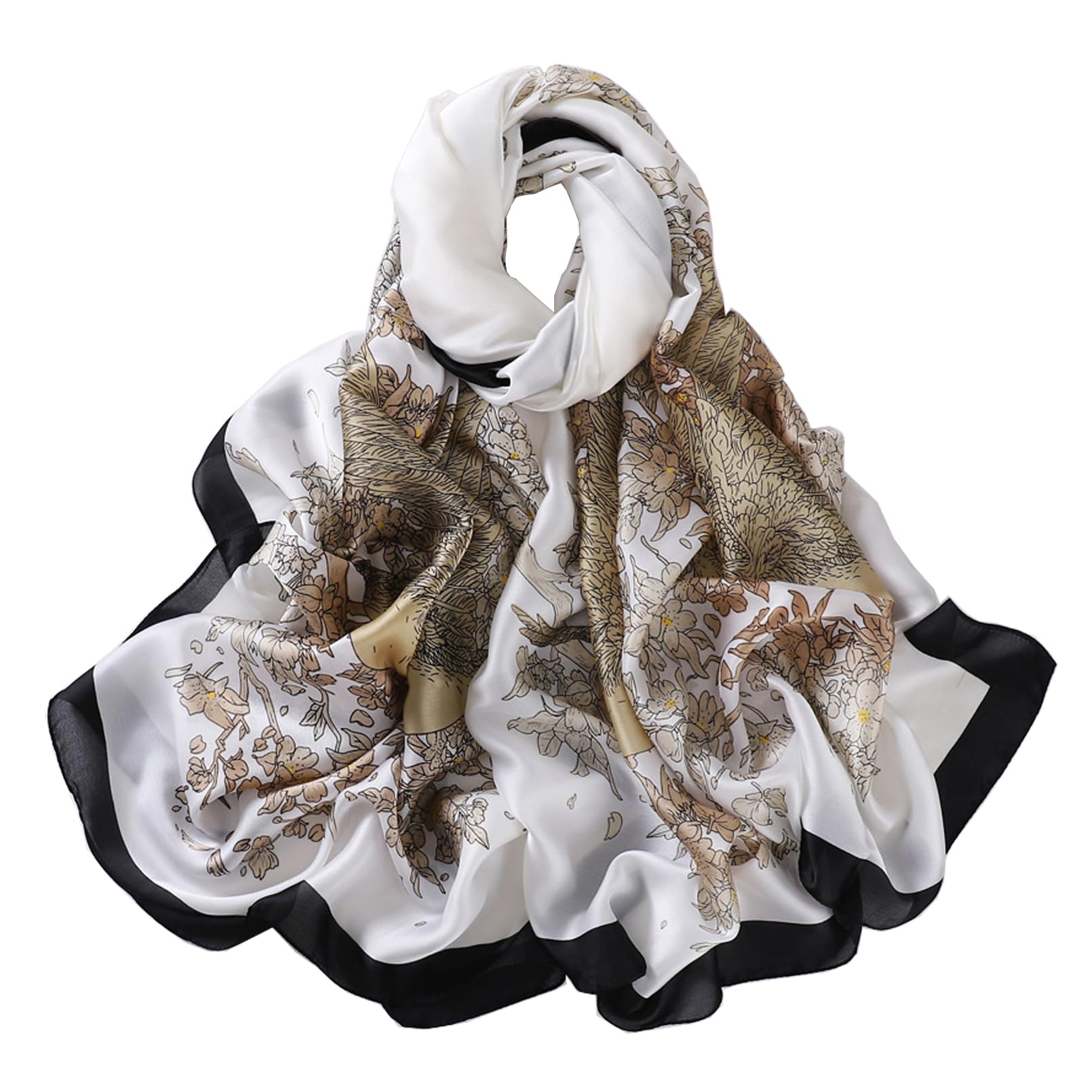 Silk Scarf Mulberry Silk Fashion Scarves Long Lightweight Shawl Wrap …