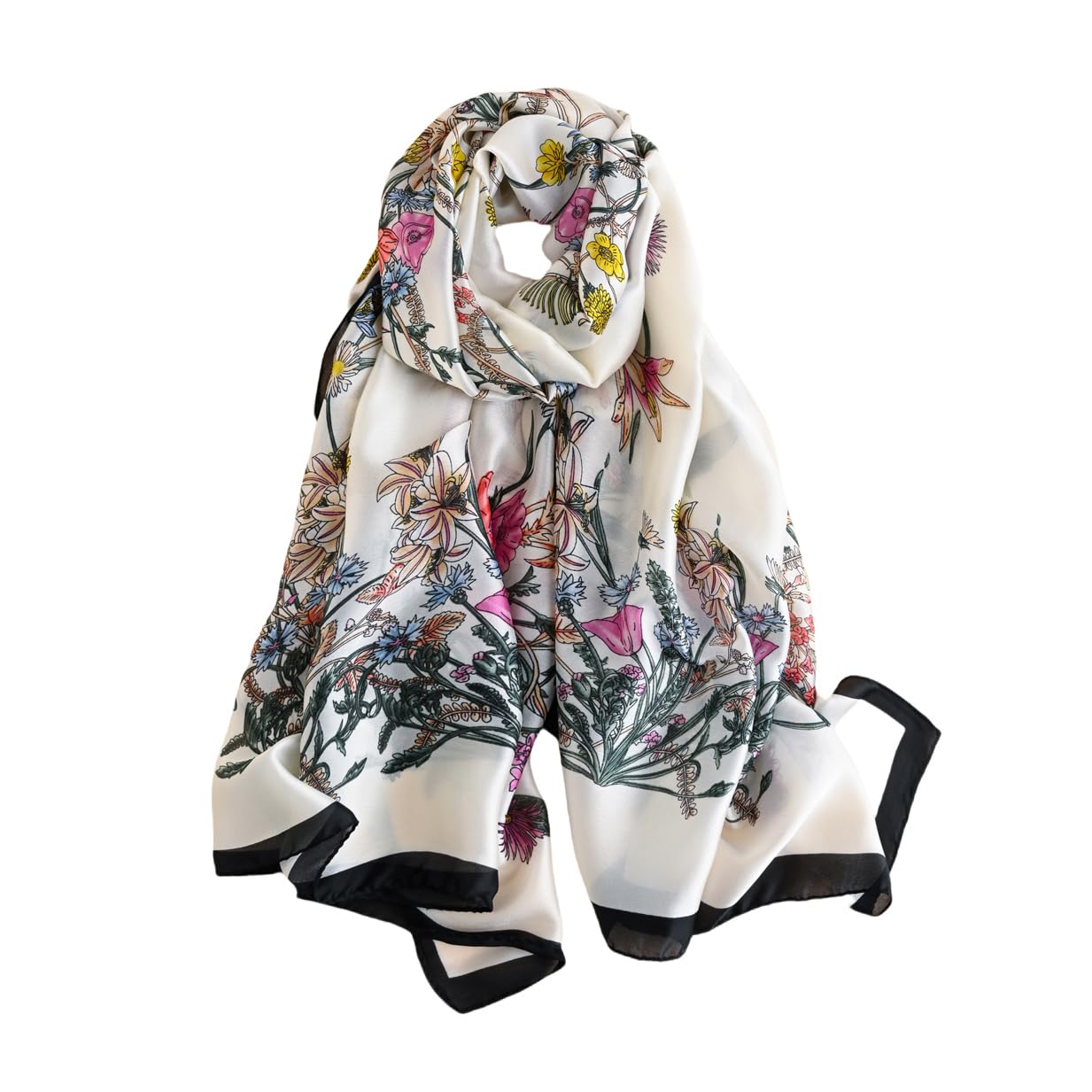 Silk Scarf Mulberry Silk Fashion Scarves Long Lightweight Shawl Wrap …