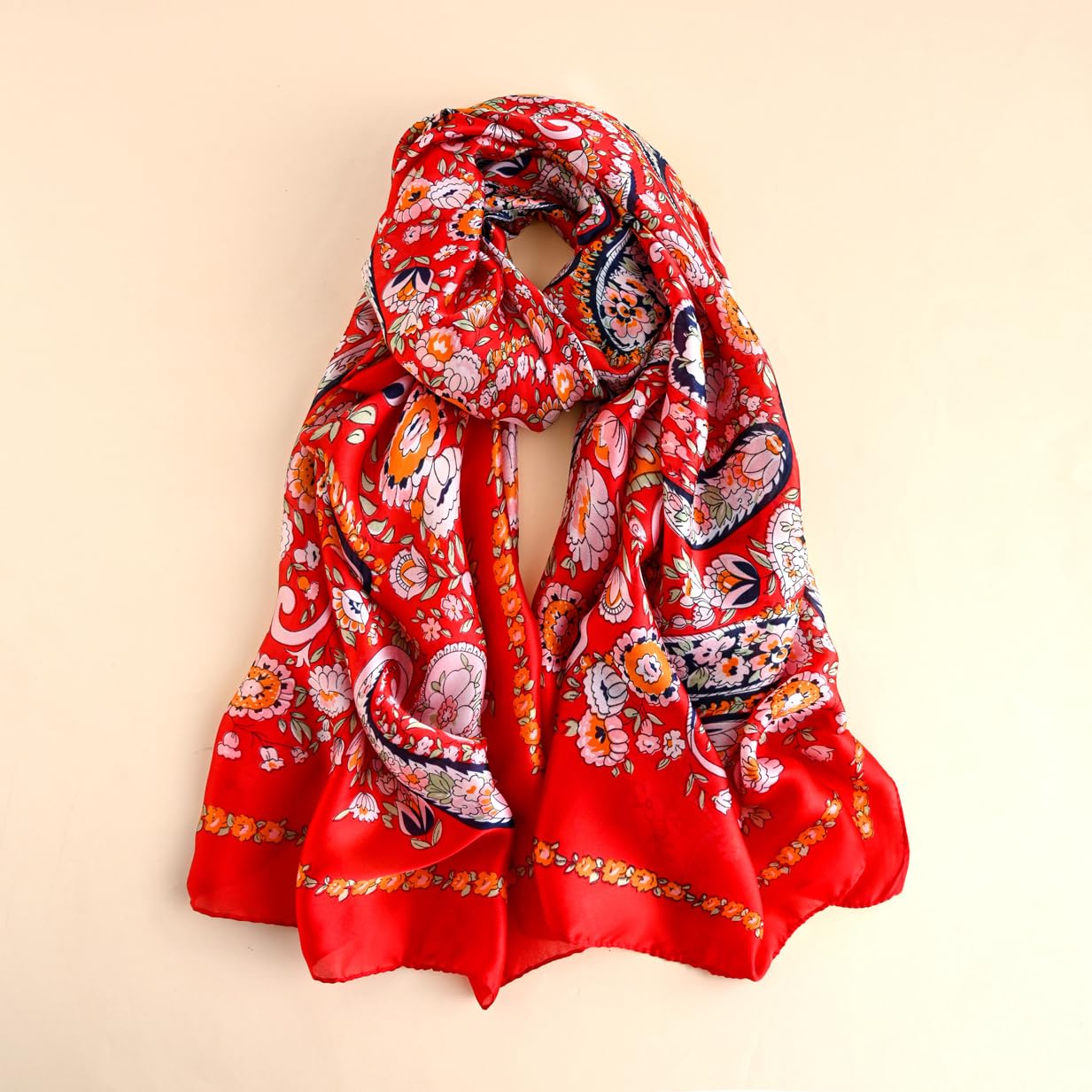 Silk Scarf Mulberry Silk Fashion Scarves Long Lightweight Shawl Wrap …