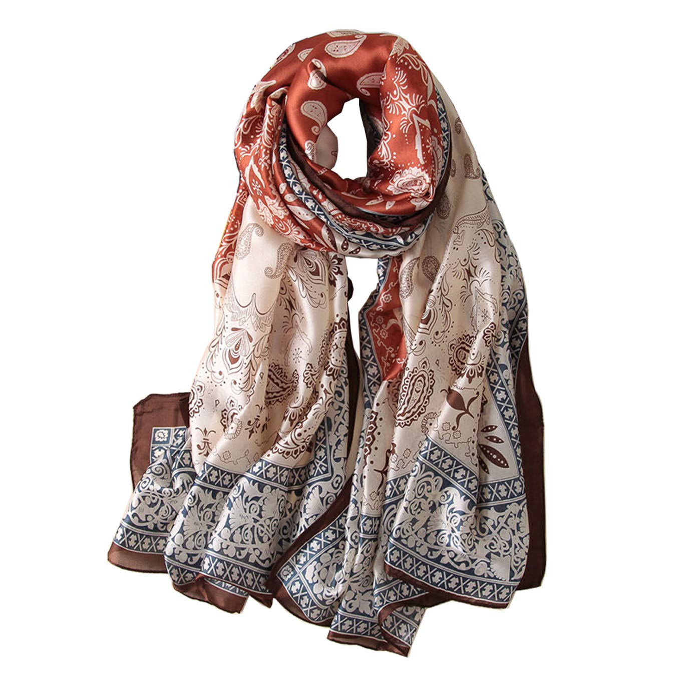 Silk Scarf Mulberry Silk Fashion Scarves Long Lightweight Shawl Wrap …