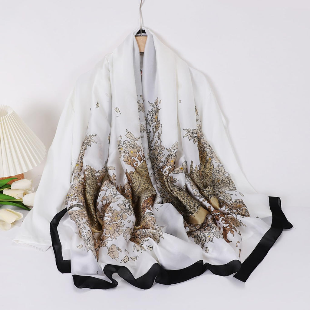 Silk Scarf Mulberry Silk Fashion Scarves Long Lightweight Shawl Wrap …