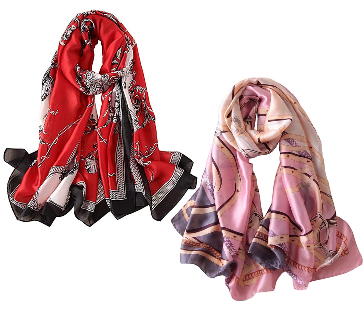 Silk Scarf Mulberry Silk Fashion Scarves Long Lightweight Shawl Wrap …