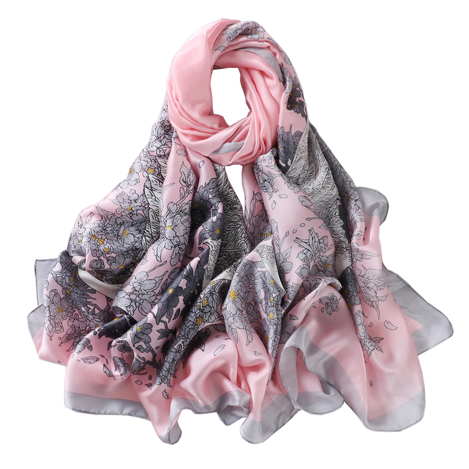 Silk Scarf Mulberry Silk Fashion Scarves Long Lightweight Shawl Wrap …