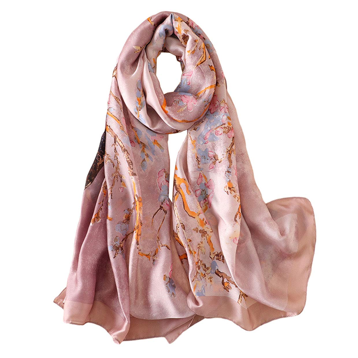 Silk Scarf Mulberry Silk Fashion Scarves Long Lightweight Shawl Wrap …