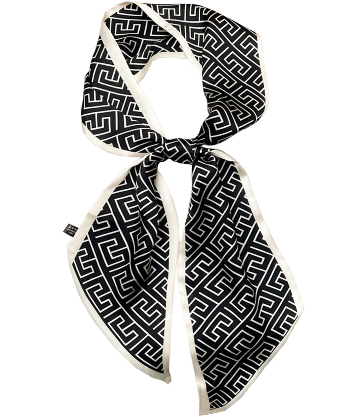 kcctoo 59” Long Silk Like Head Scarf Women's Fashion Square Neck Satin Scarfs for Bag Hair Scarves Gift 59 * 5.9”