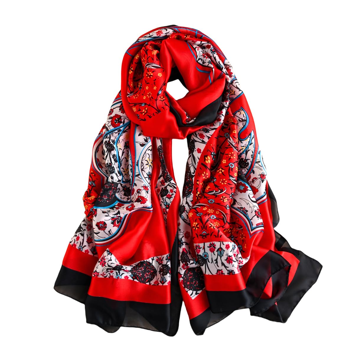 Silk Scarf Mulberry Silk Fashion Scarves Long Lightweight Shawl Wrap …