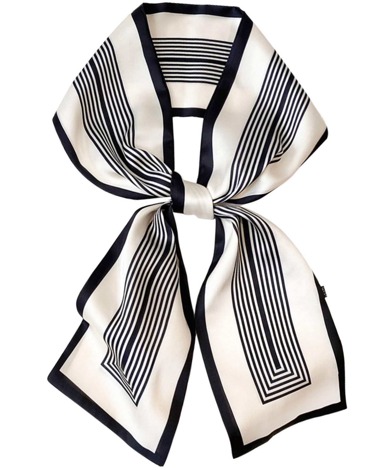 kcctoo 59” Long Silk Like Head Scarf Women's Fashion Square Neck Satin Scarfs for Bag Hair Scarves Gift 59 * 5.9”