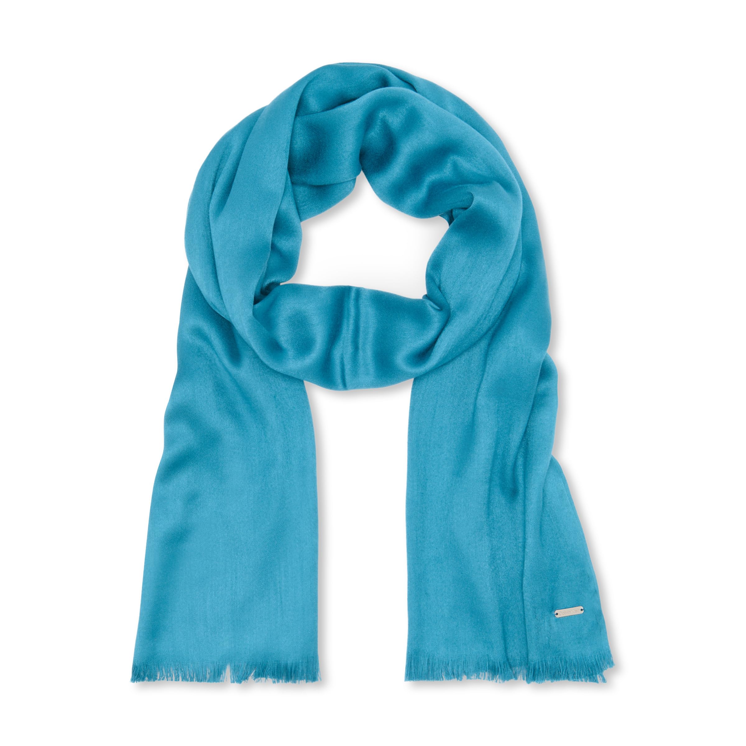 Calvin Klein womens Solid Lightweight Pashmina