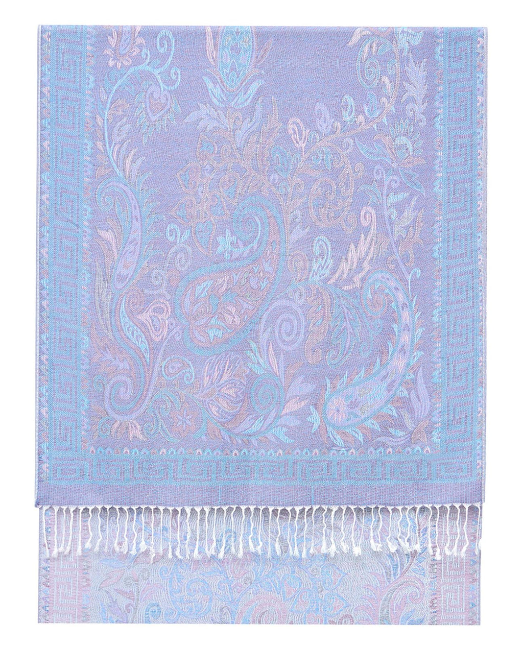 Umjetnost Womens Soft Silky Pashmina Rave Scarf Paisley Pattern Pashmina Shawl Wrap with Fringes