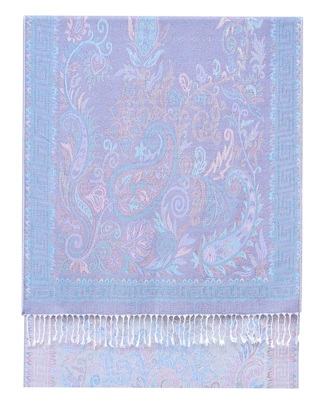 Umjetnost Womens Soft Silky Pashmina Rave Scarf Paisley Pattern Pashmina Shawl Wrap with Fringes