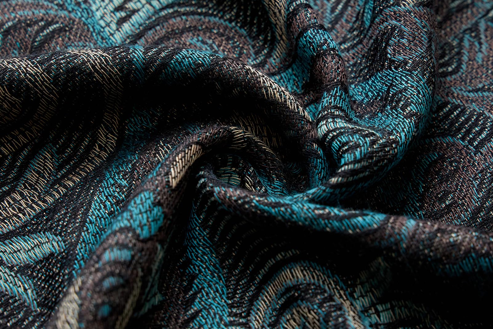 Umjetnost Womens Soft Silky Pashmina Rave Scarf Paisley Pattern Pashmina Shawl Wrap with Fringes