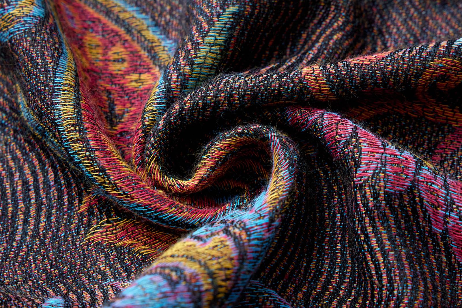 Umjetnost Womens Soft Silky Pashmina Rave Scarf Paisley Pattern Pashmina Shawl Wrap with Fringes