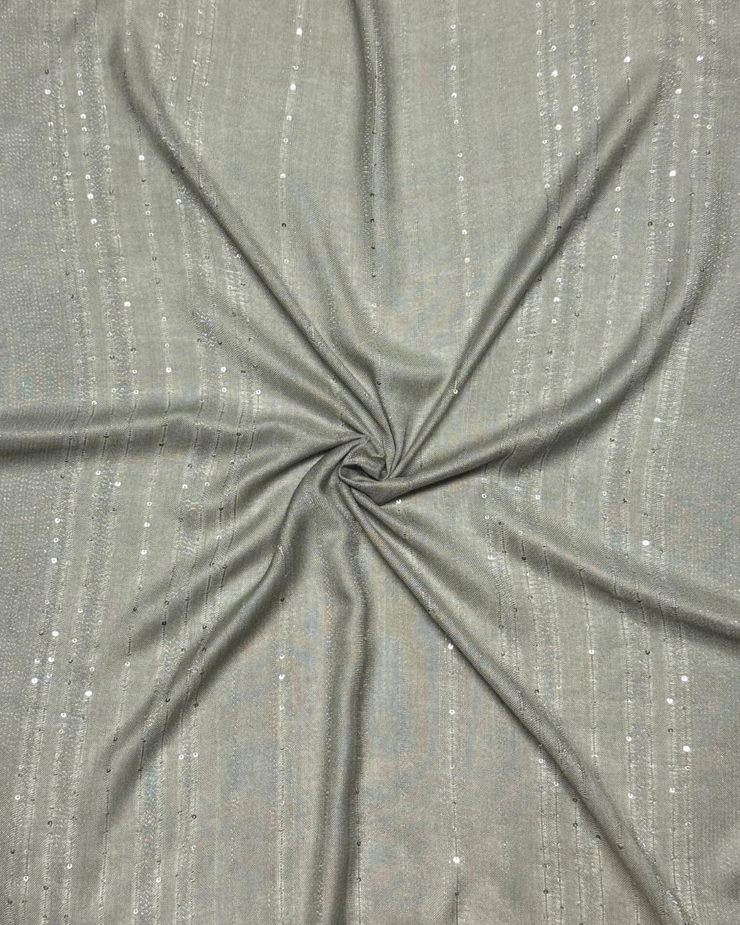 Humble Hilo Handmade Shimmer Thread Scarf or Shawl Large Lightweight Neckscarf Wrap for Women with Metallic Embroidery