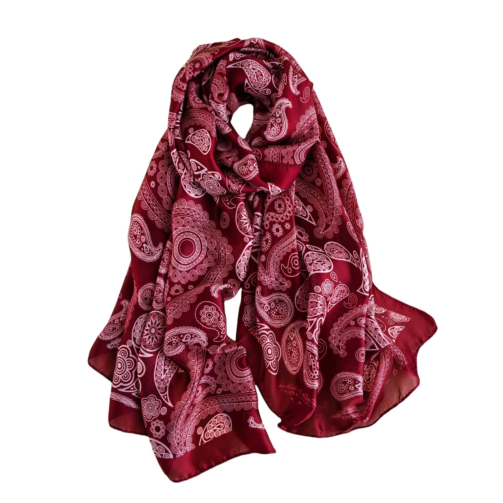 Silk Scarf Mulberry Silk Fashion Scarves Long Lightweight Shawl Wrap …
