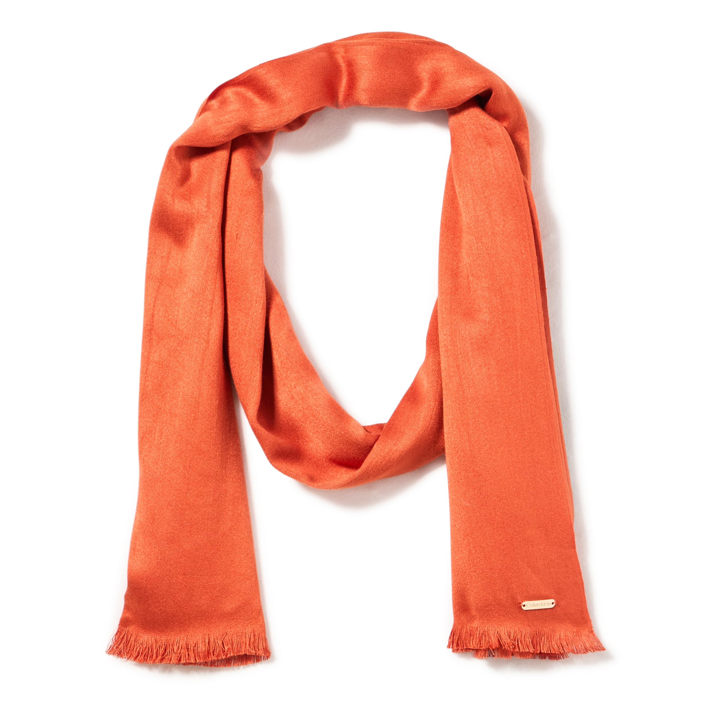 Calvin Klein womens Solid Lightweight Pashmina