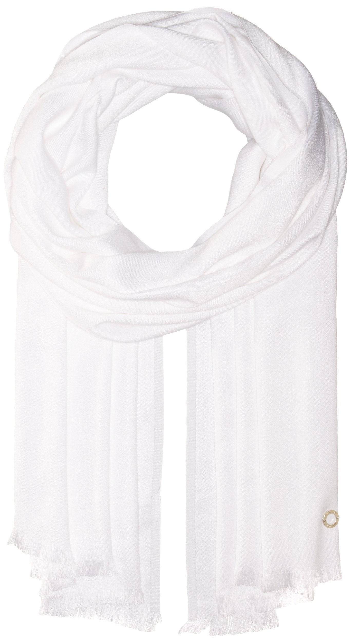 Calvin Klein womens Solid Lightweight Pashmina