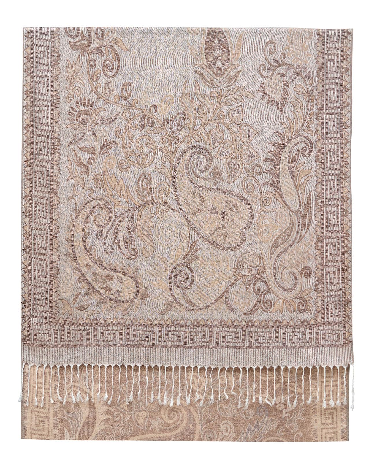 Umjetnost Womens Soft Silky Pashmina Rave Scarf Paisley Pattern Pashmina Shawl Wrap with Fringes